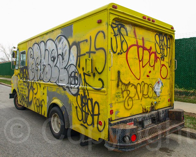 Graffiti Truck, Throgs Neck, Bronx New York City