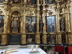 Iglesia de la Asunción - Parte inferior derecha del retablo mayor