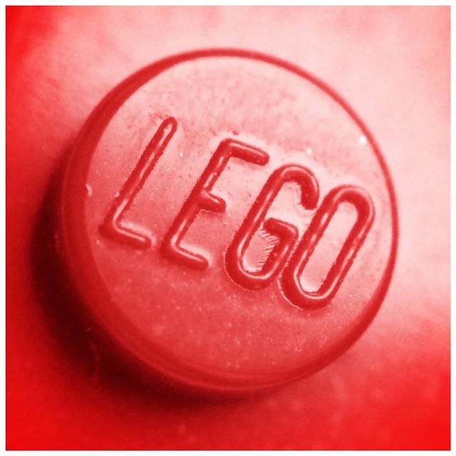 LEGO logo on part