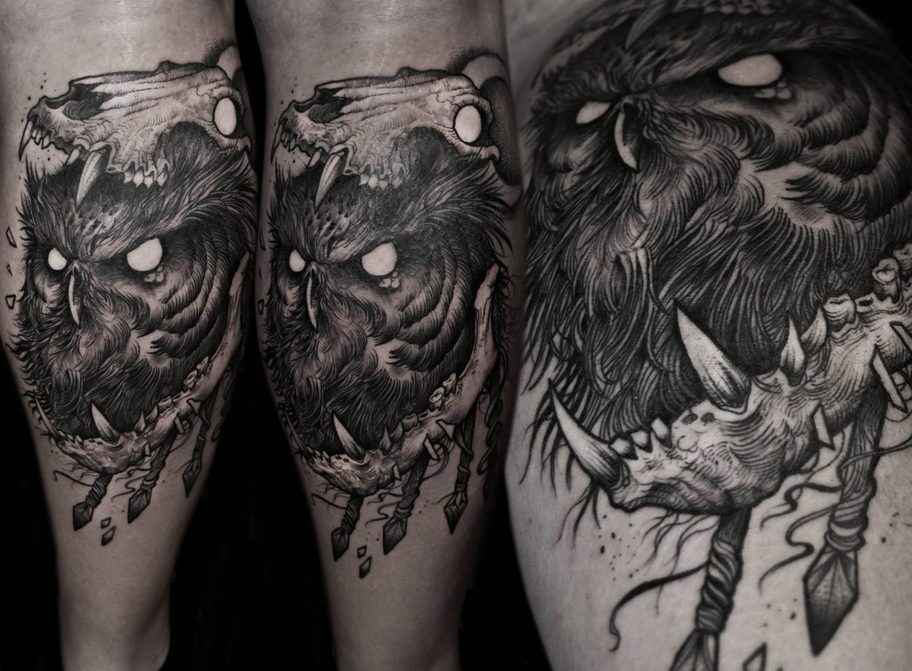 Pin by Hichgod on Тату  Skull tattoo design Dark art tattoo Dark tattoo