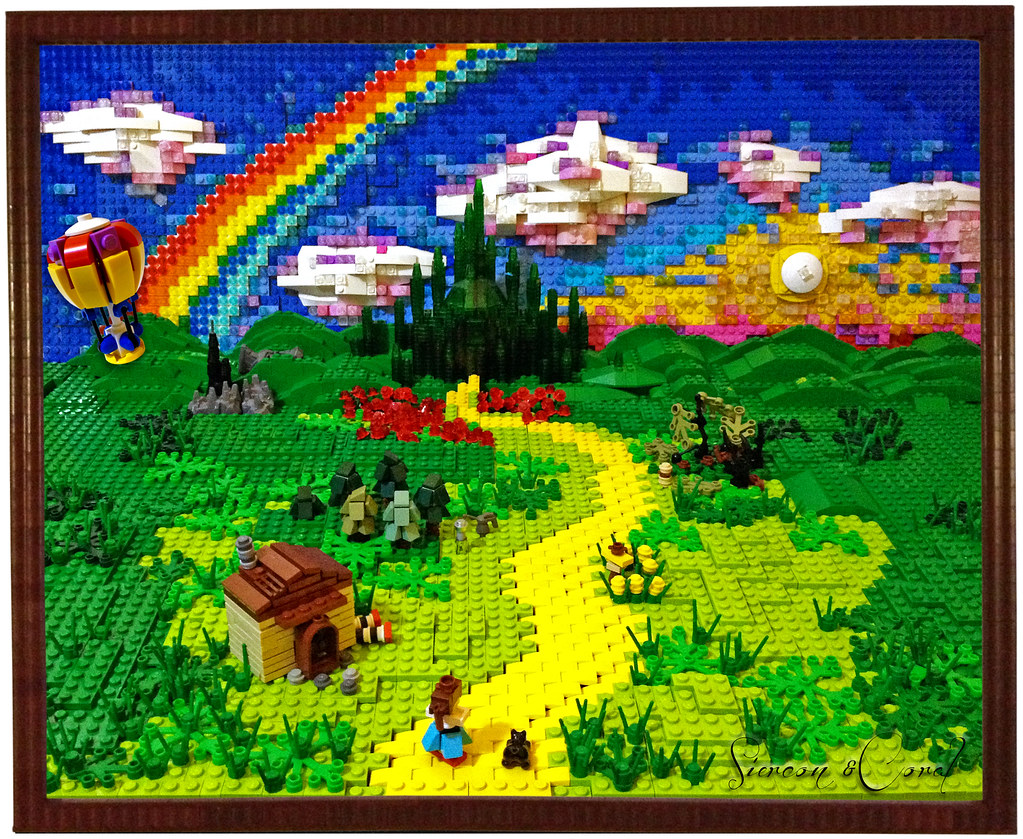 Follow the Lego Brick Road