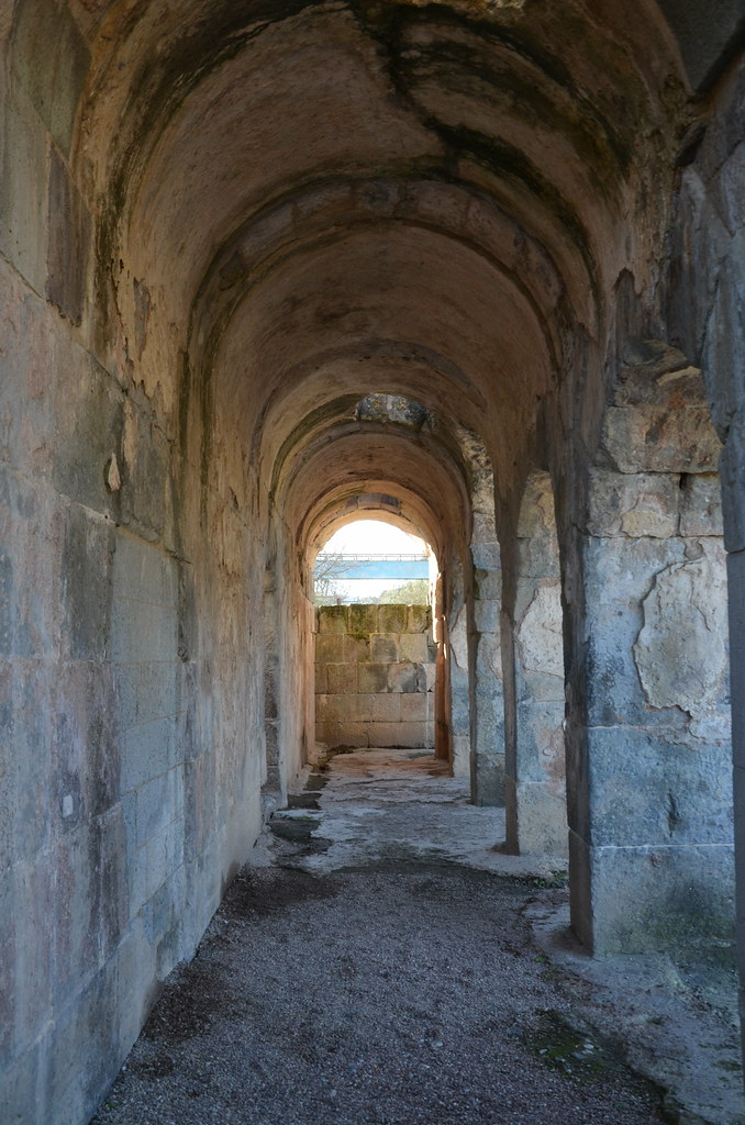 The Roman bath complex, built in the 1st century AD, Forum Traiani (Fordongianus), Sardinia
