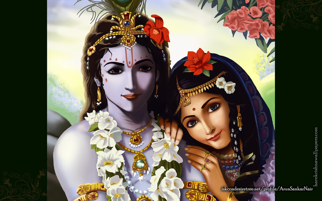 Radha Krishna Wallpaper (016) | View above wallpapers in dif… | Flickr