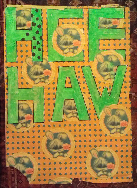 HeeHaw wrapping paper