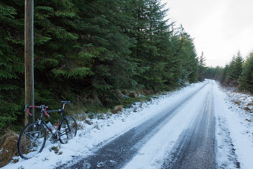road ireland winter mountain snow tree galway bike bicycle forest landscape cycling cycle biking slieveaughty