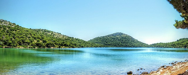 parc natureli de Telascica   Zadar  : Le lac salé