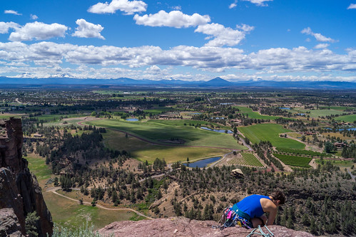 Peaks and Valleys by writing with light 2422, Rock Climbers come from all over the world to give Smith Rock a go and they have 1500 routes from wh