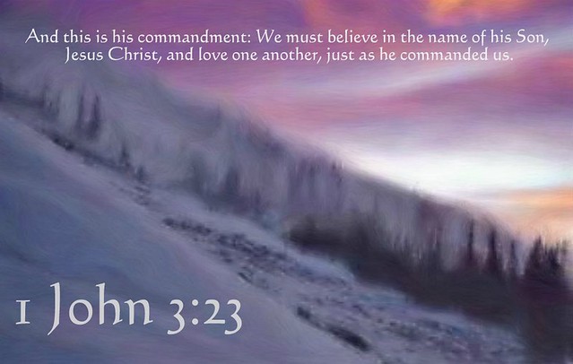 1 John 3:23 nlt