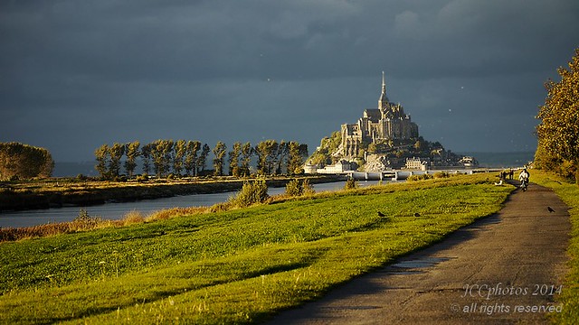 Mont Saint-Michel : Ciel de Plomb