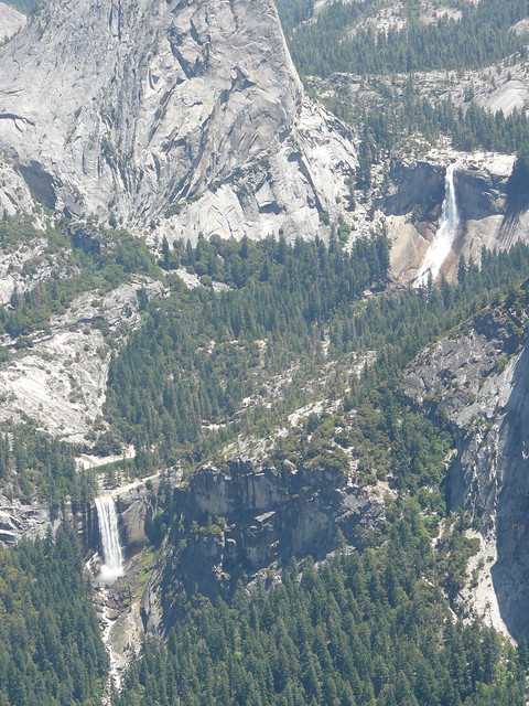 Nevada and Vernal Falls from Washburn Point