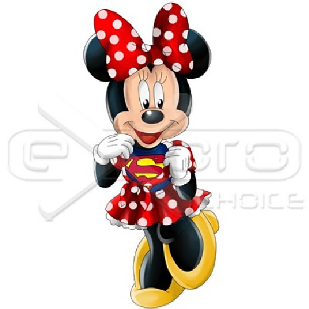 Minnie Mouse Superman Version. Minnie Mouse is a funny ani… | Flickr