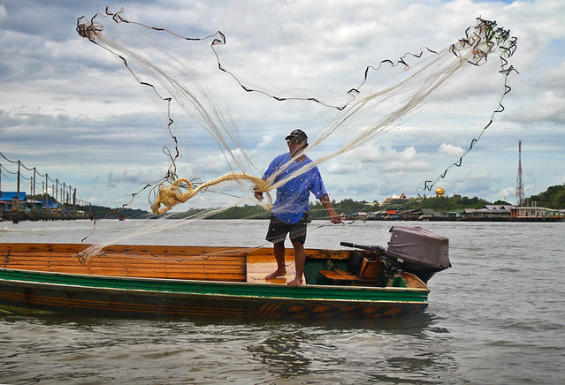 Kampong Ayer Fisherman
