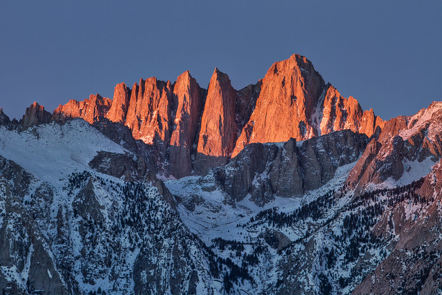 Mount Whitney, first light