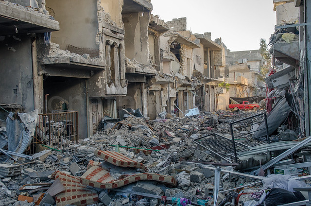 Devastation in Kobane