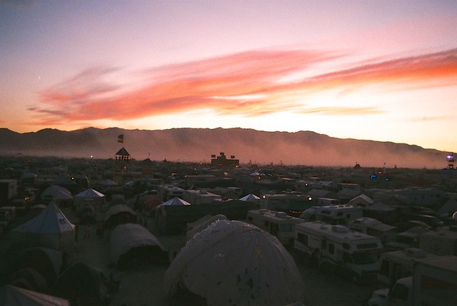 Burning Man, Last night. 2011