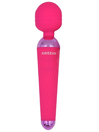 XIKEZAN 10 Speed Powerful Clitoral G-Spot Vibrator Sex Toy AV Magical Wand Massager for Women,Couples and Personal Neck and Shoulder+Free VWTECH Sexual Lubricant(Pink)