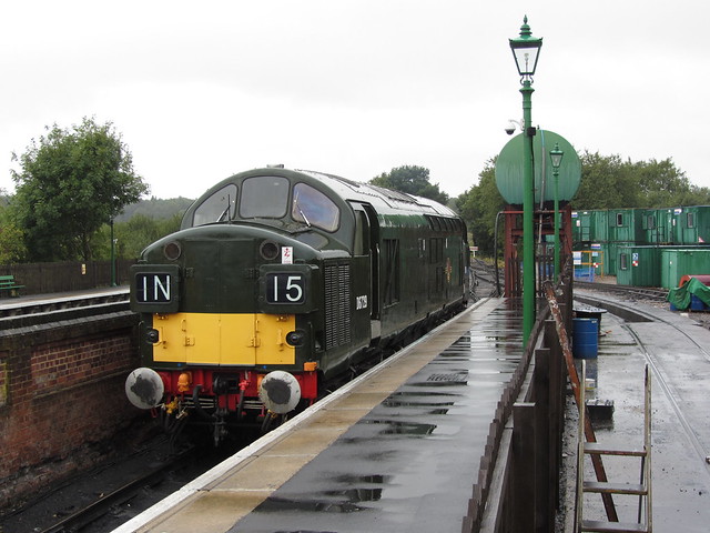 Class 37 D6729 at North Weald during The Epping Ongar Railway Diesel Gala 14/09/13