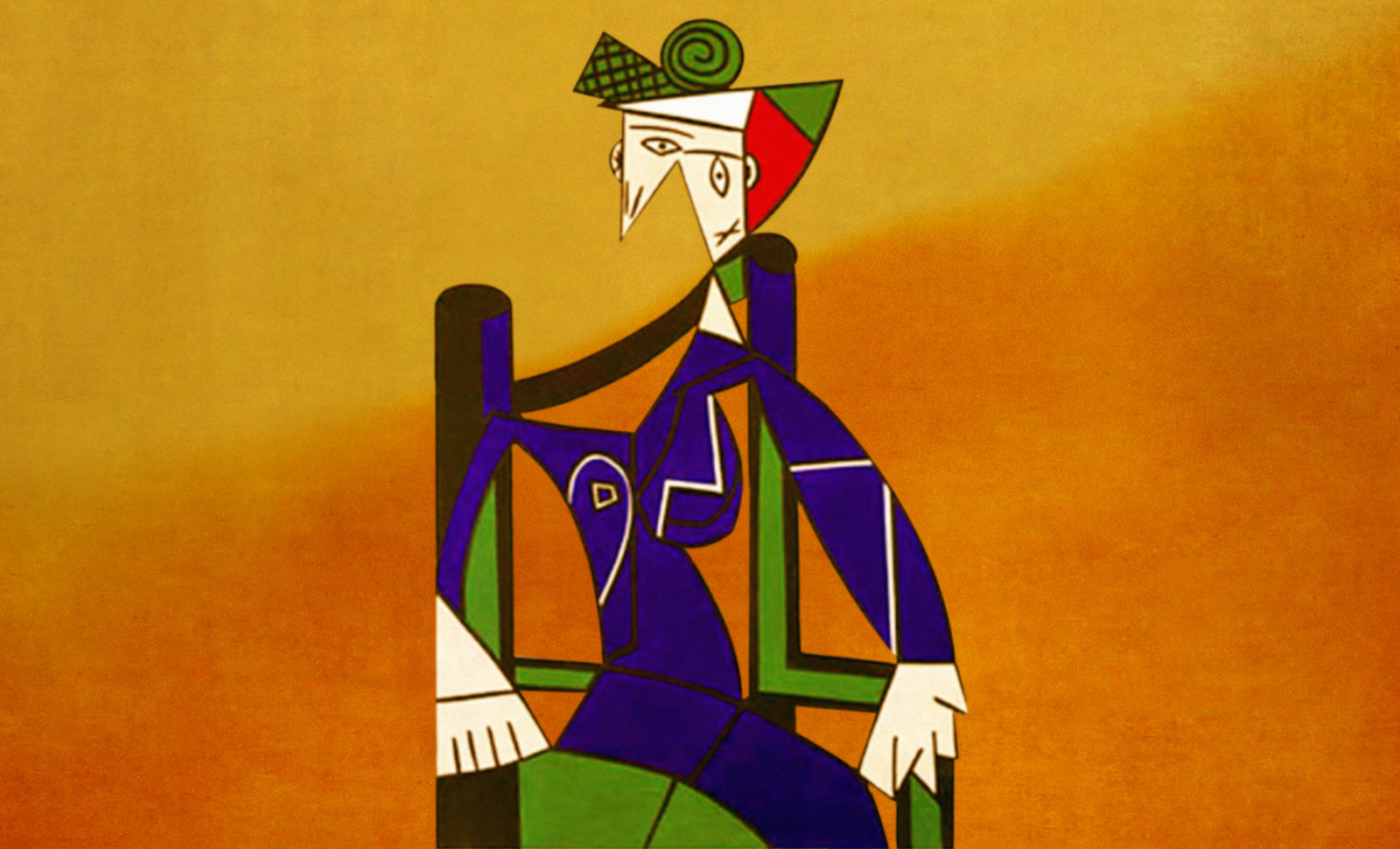 Dora Maar, traducción de Pablo Picasso (1941), interpretación de (1963).
