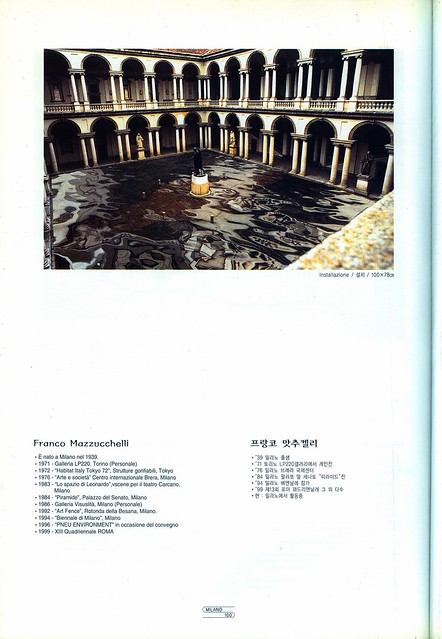 1999 Daegu-Milano Arts Exhibition, Daegu Corea.
