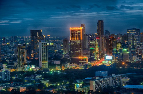 city colour night thailand view bangkok colourful