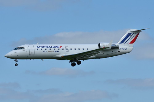 Bombardier CRJ-100ER Brit Air (BZH) F-GRJT - MSN 7389 - Now in Hop! fleet | by Luccio.errera