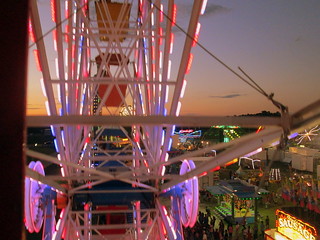 Spokes On Big Rock Amusements Giant Wheel.