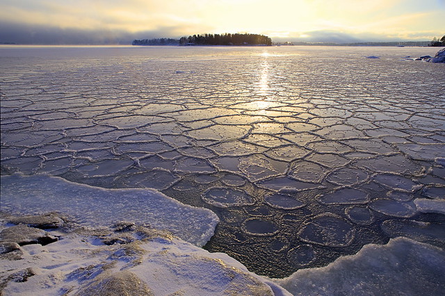 Freezing Baltic Sea