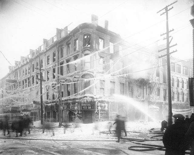 Lister Block Fire, February 23, 1923