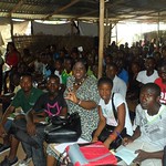 Sensitising a secondary school syndicate at Circular Road Freetown-01