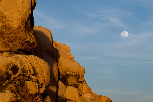 california sunset moon mountains nationalpark rocks outdoor joshuatree moonrise bluehour magichour goldenhour landsc