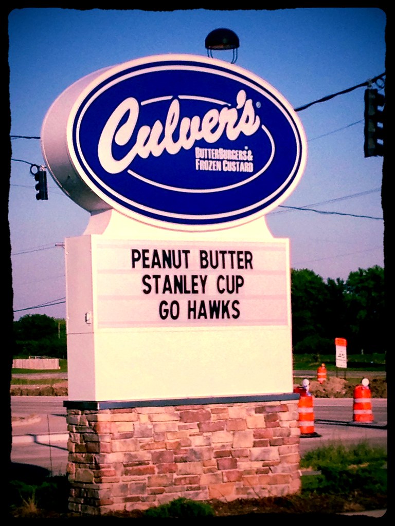 Culvers Flavor of the Day | Go Hawks! #stanleycup #cup #blac… | Flickr
