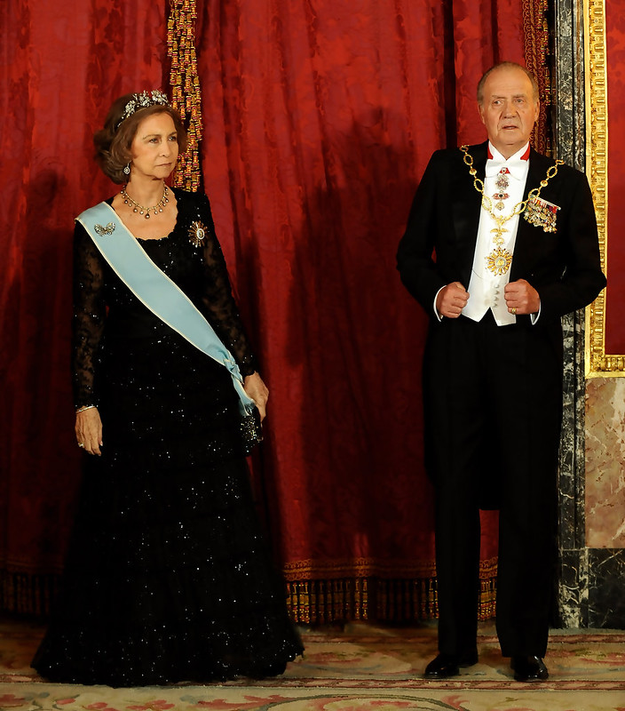 S.S.M.M. Los Reyes Sofía y Juan Carlos I de España.