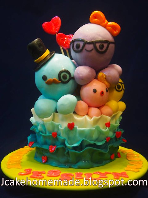 Octopus birthday cake
