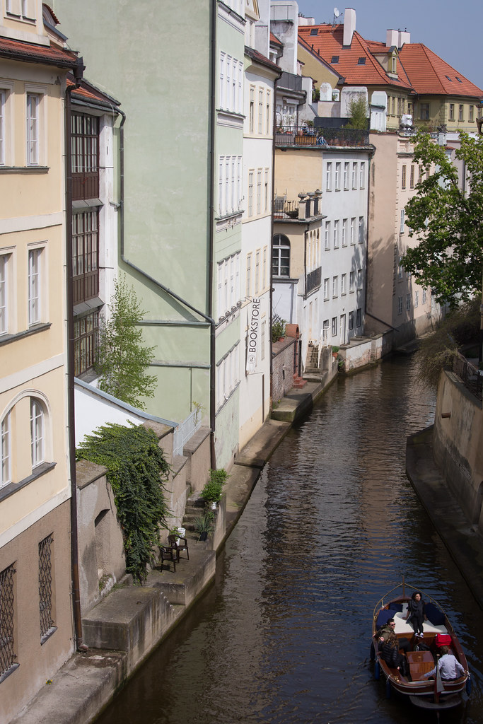 Pretty River in Prague