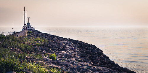 Rocks by Cocodix, sky wasn't perfect, but the sun on the rocks make picture interestingtravel sunset sea sky canon lan