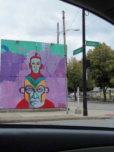 Strange Mural in Downtown Columbus