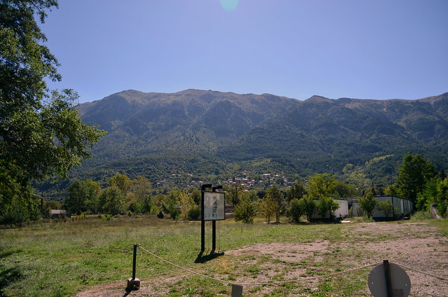 Sanctuary of Zeus, Dodona: view of Mt. Tomaros, looking W