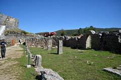 Sanctuary of Zeus, Dodona: theater skene building, looking E