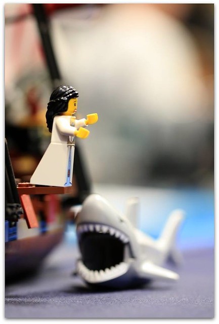 Time to kiss a shark...
