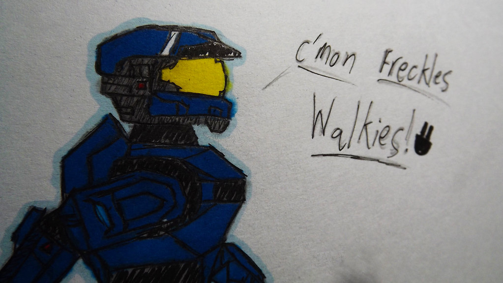 Red Vs Blue Caboose And Freckles