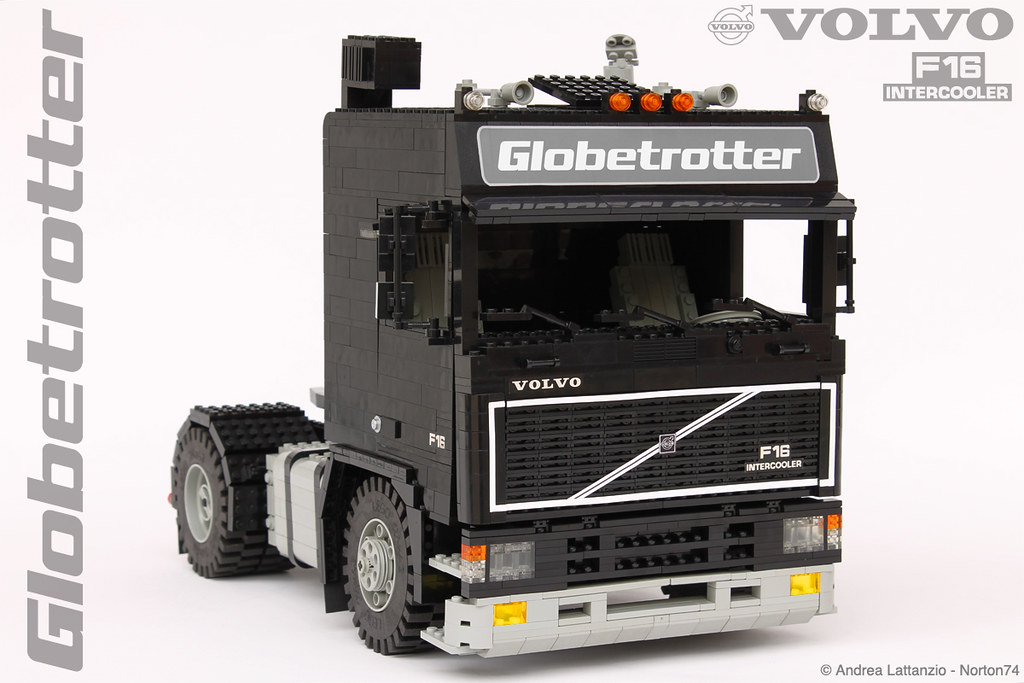 BLACK LABEL: VOLVO F16 GLOBETROTTER 1:13 SCALE LEGO® MODEL