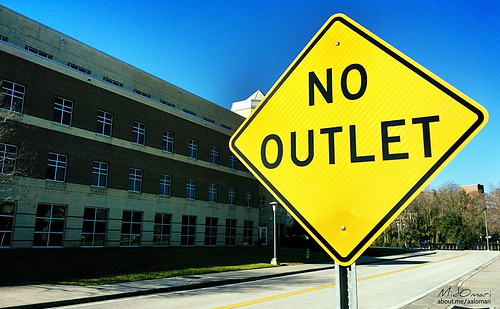 UCF / Eng II ~ No Outlet Sign!