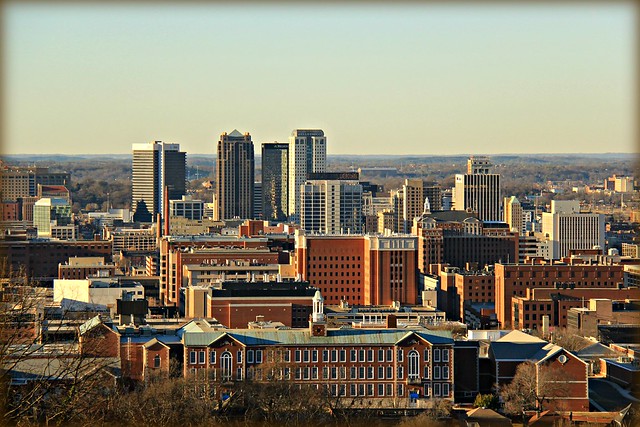Views of the city of Birmingham, AL