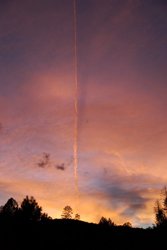 sunset vacation usa newmexico clouds contrail