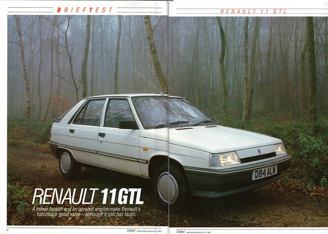 Renault 11 GTL Brief Road Test 1987 (1)