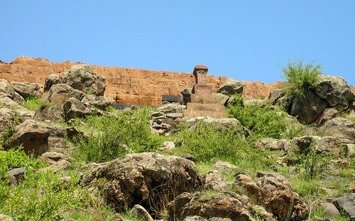 2006 armenia kosh architecture castle cemeteryortomb landscape nature rock village wall