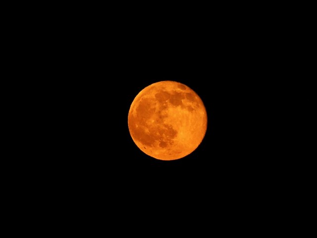 Full Strawberry moon June 20, 2016. Taken from Rhode Island