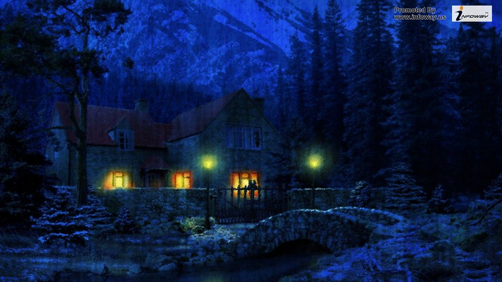 Dark Winter Night Wallpapers - Top Free Dark Winter Night Backgrounds -  WallpaperAccess