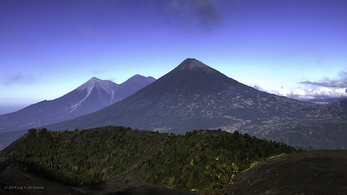 landscape volcano guatemala pacaya