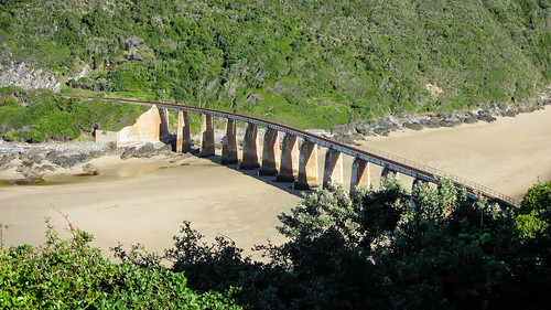 bridge southafrica rail railway wilderness westerncape kaaimansrivermouth